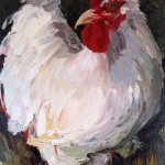 The White Hen 16 x 20 by Patricia Larking Green